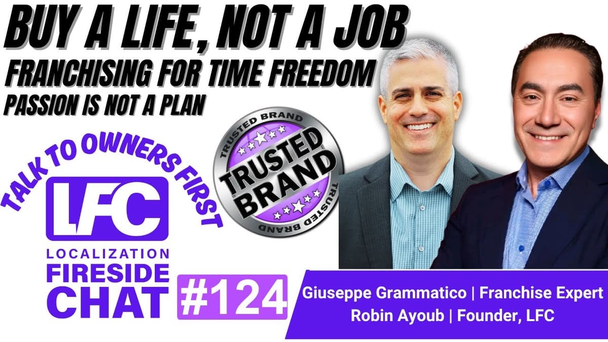 Buy a Life, Not a Job | Franchise Playbook
