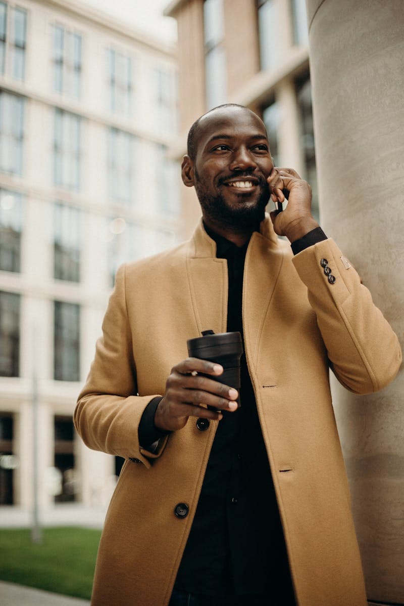 Business professional overcoming fear of career transition to franchise ownership